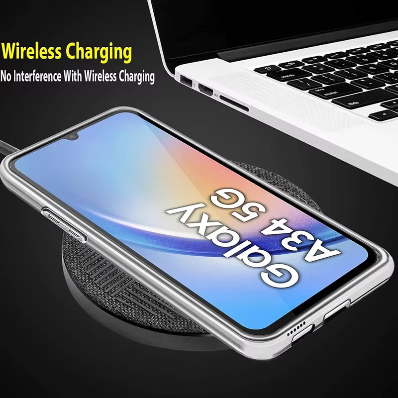 Transparente 360 Grad Schutzhülle aus Hybrid-Silikon für Samsung Galaxy S20, S20 Ultra, S20 FE, Note 20, Note 10 Plus, A55, A35, A25, A15, A05, A05S - Bild 5