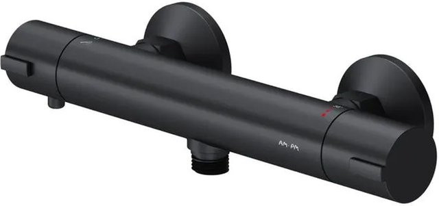 AM.PM Duschthermostat Brausearmatur mit Safety-Stop in Schwarz - Bild 1