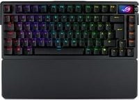 ASUS ROG Azoth Extreme Gaming-Tastatur, 75% Mechanisch, QWERTZ Deutsch, mit OLED-Display, ROG NX Snow Switches, Schwarz - Bild 1