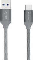 Nevox USB 3.2 Gen 1 Kabel USB-A auf USB-C in Grau - Bild 1