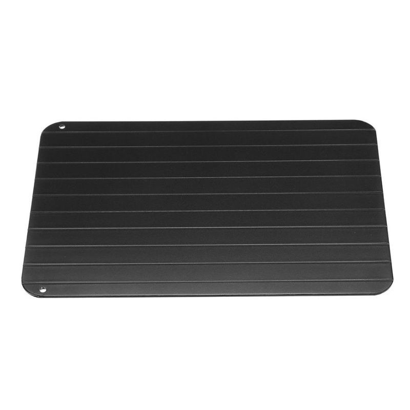 Igeteck Fast Tray Auftauplatte für gefrorenes Fleisch in Schwarz, rechteckig - Bild 4