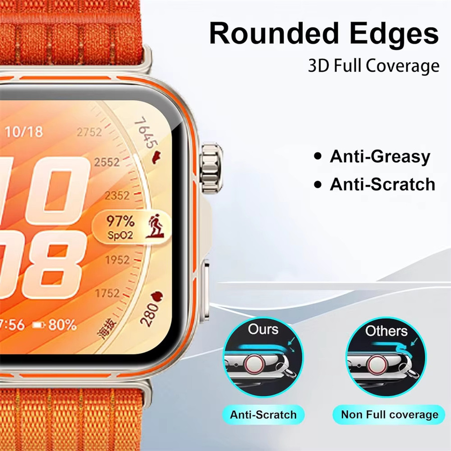 HUBANDE Smartwatch-Displayschutzfolie, Huawei, transparent, Unisex - Bild 3