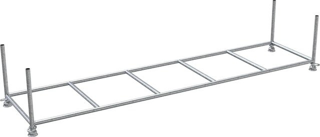 Schake Stapelpalette Langgüter Feuerverzinkt Silber B/T/H: 400 x 87 x 60 cm - Bild 1