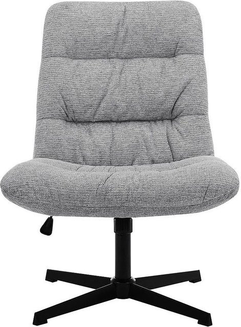 Vente-unique Sessel Selendo mit gerader Rückenlehne in Grau, Höhe: 104 cm, Breite: 68 cm, Tiefe: 77 cm - Bild 1