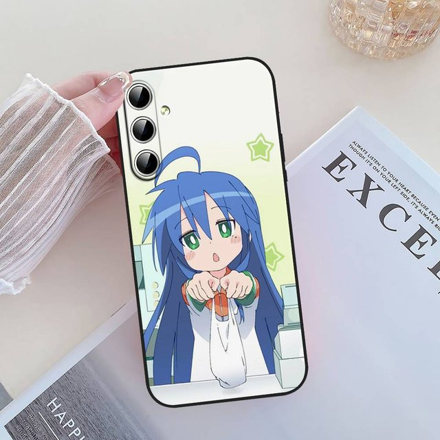 Anime Lucky Star Kawaii Izumi Handyhülle für Samsung Galaxy S21 S22 S23 S24 S25 S26 S20 A52S Ultra Plus 5G in Multicolour - Bild 1