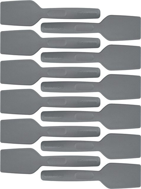 Fackelmann Raclette-Helfer Set, 12-teilig, Grau, Spatula aus hitzebeständigem Kunststoff, spülmaschinenfest und kratzfest - Bild 1