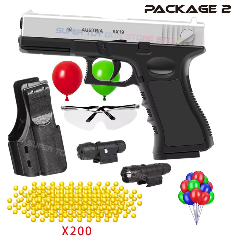 Soft-Bullets-Spielzeugblaster mit Magazin und Kugeln - Bild 5