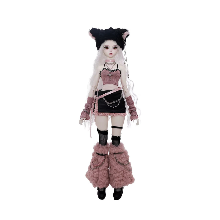 Shugafairy Celia N Sweet & Edgy Punk BJD Puppe, Rosa, Komplettset - Bild 3