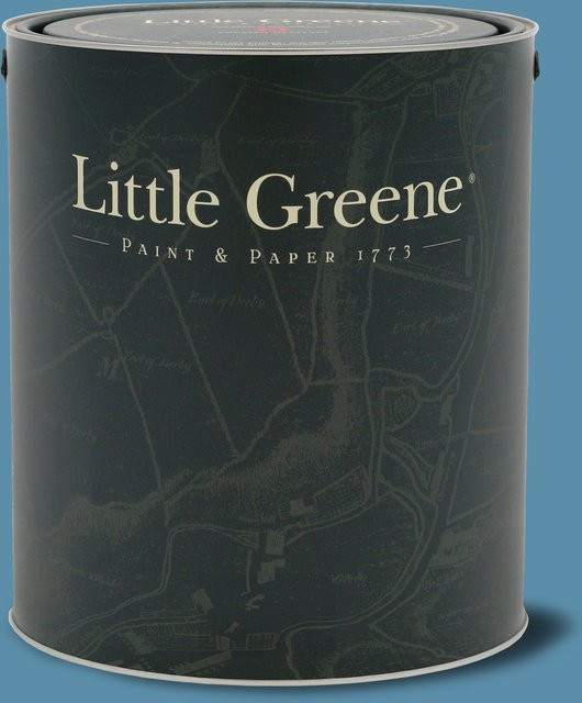 Little Greene Absolute Matt Emulsion Tivoli 206 Blau Grün Wasserbasierte Dispersionsfarbe 1 l - Bild 1