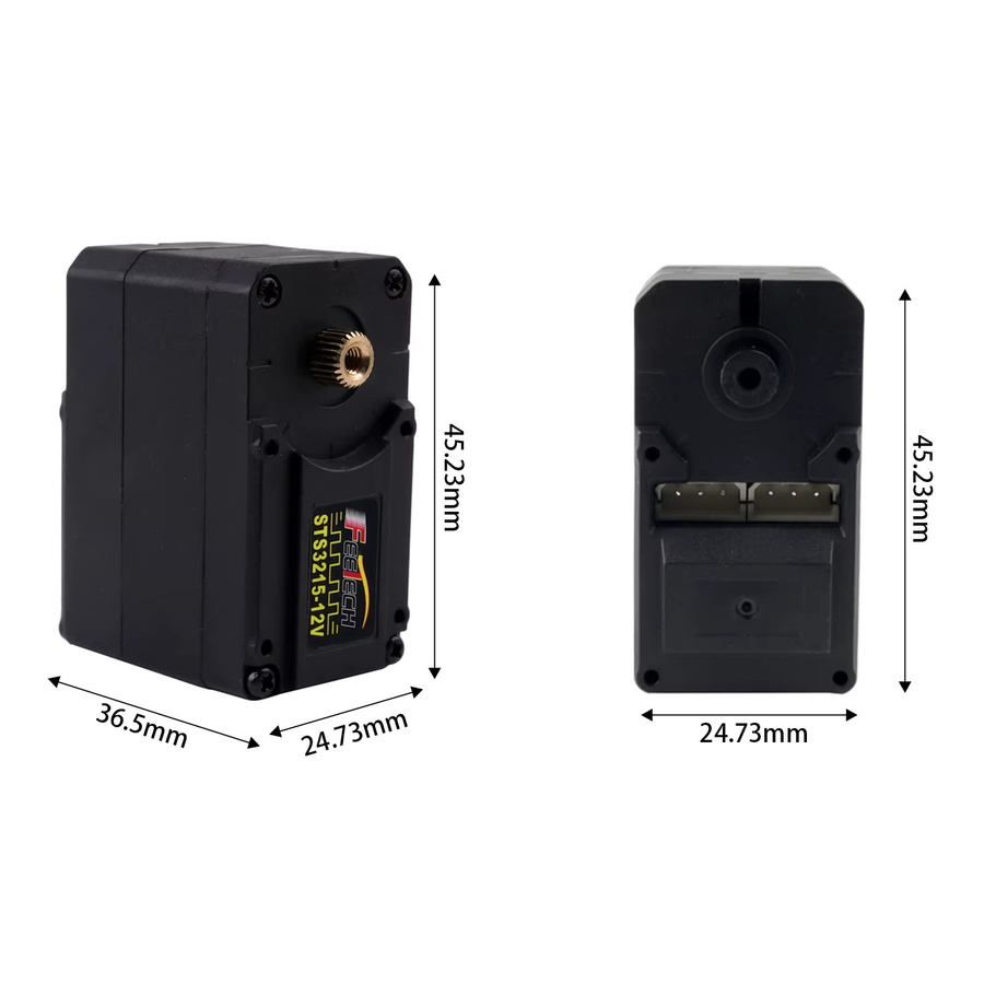 Feetech STS3215 Smart RC Servo, Schwarz, Roboter-Servomotor - Bild 4