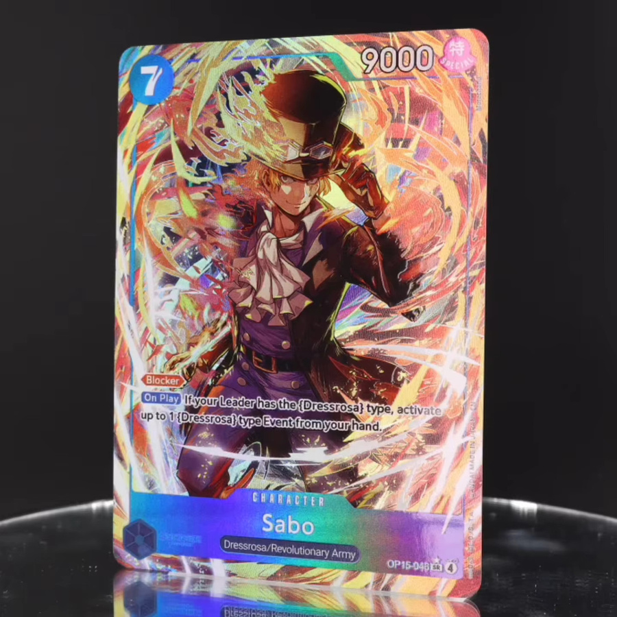 Bandai One Piece Sabo, Sammelkarten, Blau, Englisch - Bild 2