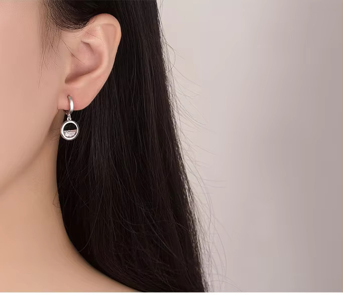 Ohrringe 925 Silber, Zirkonia, Damen - Bild 2