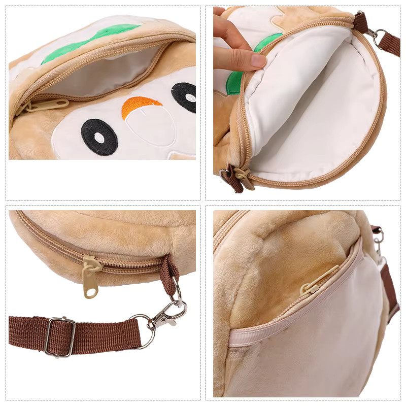 TAKARA TOMY Pokémon Gengar Plüsch Umhängetasche, Pikachu Rowlet, Bunt / Mehrfarbig - Bild 2