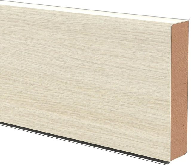 Döllken Profiles Sockelleiste Cubu 60 Touch & Style Spa Pearly in Beige und Braun, H x B: 60 mm x 13 mm, Länge: 2500 mm - Bild 1