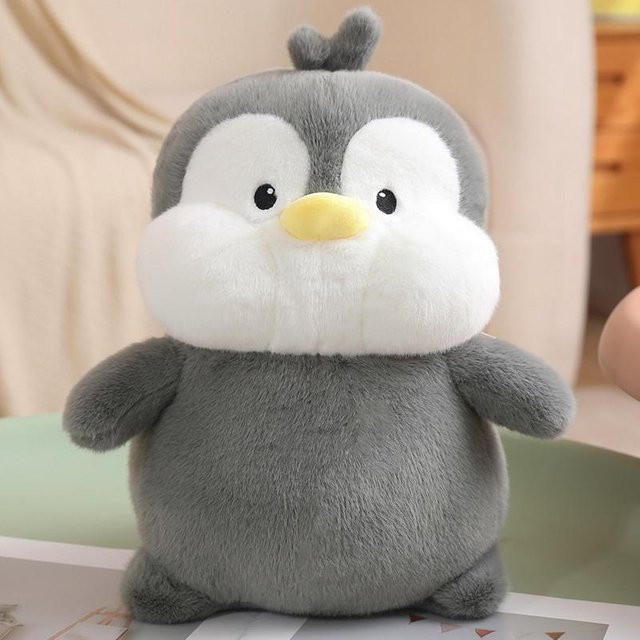 Kidsly Plüschpuppe Frucht Pinguin Ente Karotte Kürbis Schildkröte, 45cm - Bild 1
