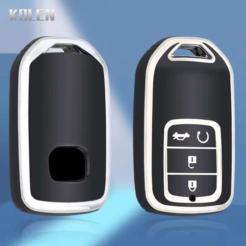 KOLEN TPU Schlüsselhülle für Honda CR-V, Civic, Accord, HR-V, City, Odyssey und XR-V als Remote Key Case Cover Zubehör - Bild 2