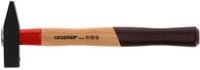 Gedore Schlosserhammer ROTBAND-PLUS mit Hickorystiel, 300 g, schwarz-rot-braun - Bild 1
