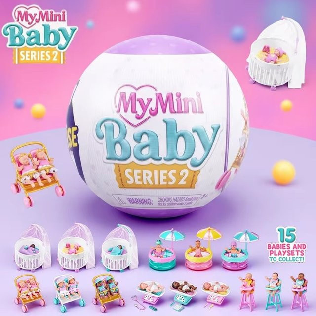 Bandai My Mini Baby Series Sammel-Blindbox-Spielzeug, bunt, ab 3 Jahre - Bild 1