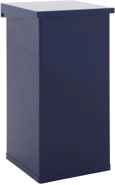 PROREGAL Feuerfester Abfallbehälter Haiti mit Softclose Hebedeckel, Blau, 55 Liter, H x B x T: 60 x 30 x 30 cm - Bild 1