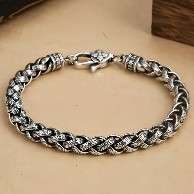 Wucifang Jewelry Armband, 925 Silber, Herren, 20cm - Bild 1