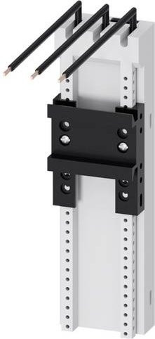 Siemens Sammelschienensystem 8US2 Adapter 3-polig, 32 A, Anschlussleitung 6mm², grau - Bild 1