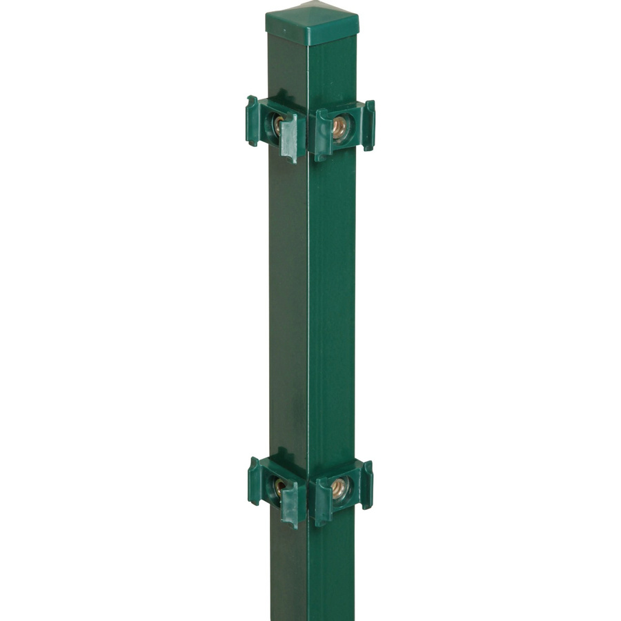 FLORAWORLD Eckpfosten Classic aus Stahl mit Klemmplättchen in Grün, Höhe: 220 cm, Breite: 4 cm, Tiefe: 4 cm - Bild 2
