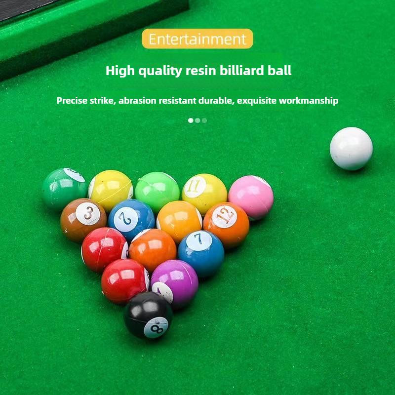 UYAOZHISHANG Mini Pool Billard Spiel Tischplatte Sport ab 7-12 Jahren - Bild 4