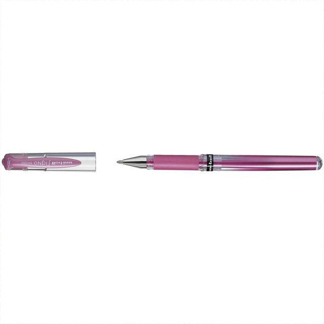 Faber Castell Uni-Ball Signo Broad UM-153 Gelroller Pink-Metallic mit 1mm Spitze - Bild 1