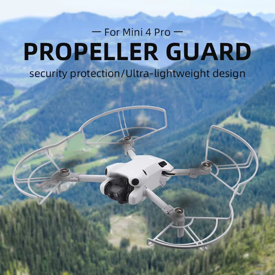 DJI Propellerschutz für Mini 4 Pro und Mini 3 Pro in Weiß als leichte Rotorblatt-Schutzabdeckung zur Kollisionsvermeidung - Bild 2