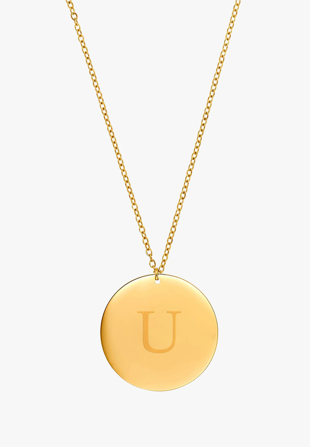 Heidemann Schmuck Kette mit Buchstabe, Gold, Damen - Bild 1