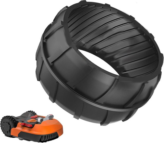 Worx Radschutz XL Vorderrad-Profilabdeckung in Schwarz für Roboter-Rasenmäher M500 M700 S300 M1000 - Bild 1
