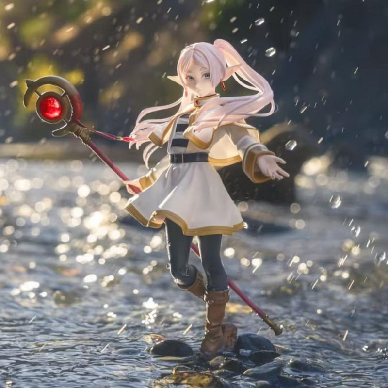 Wucifang Jewelry Anime-Figur Frieren Beim Begräbnis als niedliche Cartoon PVC Statue in Multicolor, Höhe: 13-21 cm - Bild 2