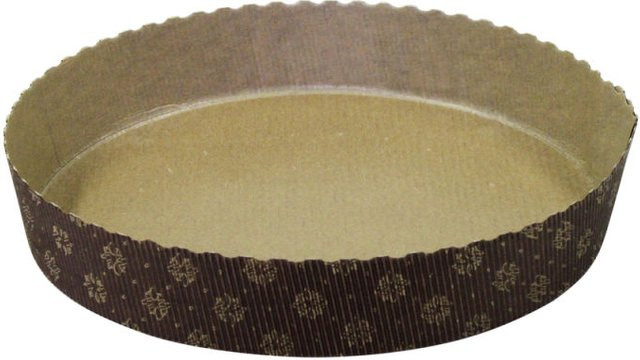 Schneider Backformen aus Papier, rund, braun, Durchmesser: 22 cm, Höhe: 4 cm, 400 Stück - Bild 1