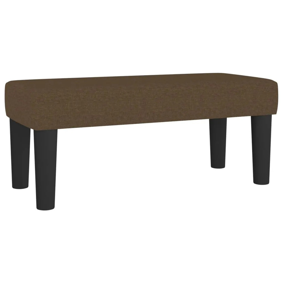 vidaXL Sitzbank modern in Dunkelbraun mit Stoffbezug B/T/H: 70 x 30 x 30 cm - Bild 2