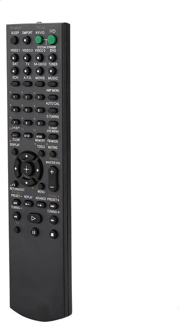 Ersatzfernbedienung für Sony AV-System in Schwarz (Modelle rmaau019, rmaau005, rmaau013, rmaau025) - Bild 1