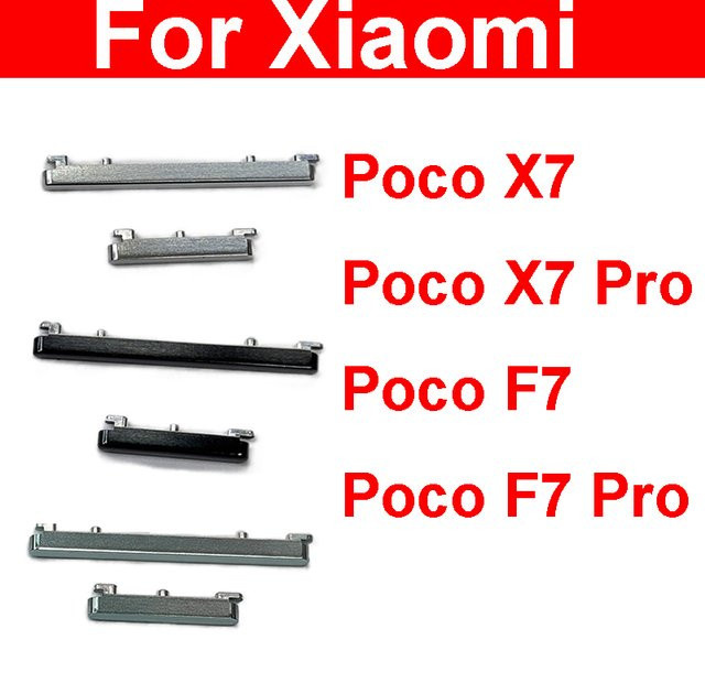 Xiaomi Ersatzteil Flexkabel für Ein-/Aus-Taste und Lautstärketasten für Poco X7, Poco X7 Pro und Poco F7 Pro in Schwarz oder Blau - Bild 1