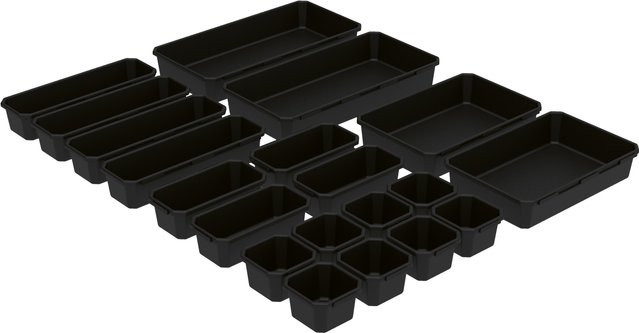 PARKSIDE Organizer-Sortierschalen-Set, 20-teilig, schwarz - Bild 1