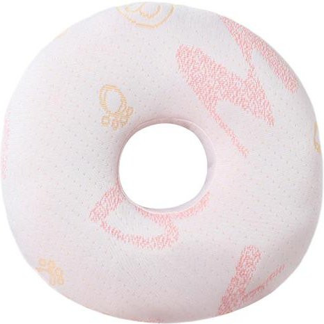 Ohrlochkissen für Seitenschläfer von jikaixiang, weiches Donut-Kissen in Rosa zur Linderung von Ohrenschmerzen und Druckstellen für Erwachsene - Bild 1