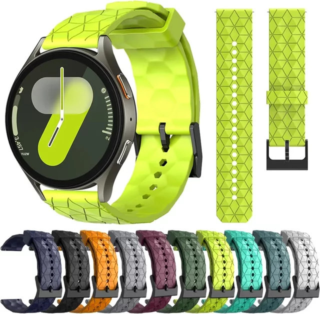 VATMENS Uhrenarmband Silikon, Fußballmuster, Unisex - Bild 1