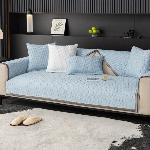 Sommer 3D Diamant-Mesh Sofakissen von Super Six, rutschfeste Sitzkissen aus Polyester, B/B: 70 x 70 cm - Bild 1