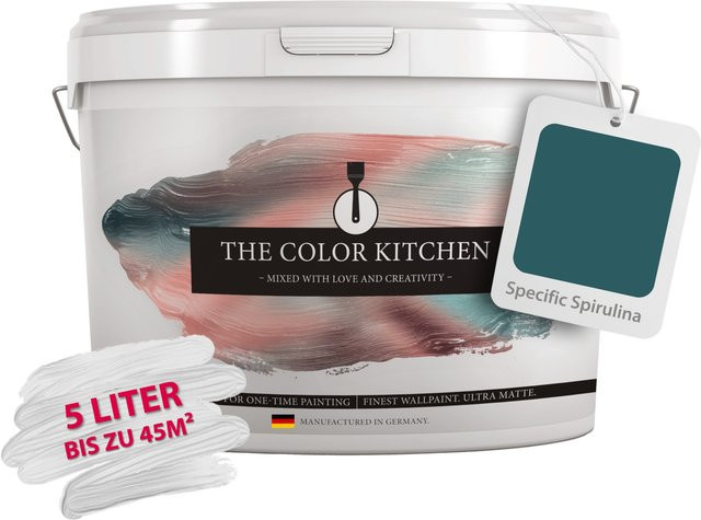 A.S. Création Wandfarbe Specific Spirulina Grün Matt, lösungsmittelfrei und emissionsarm - Bild 1