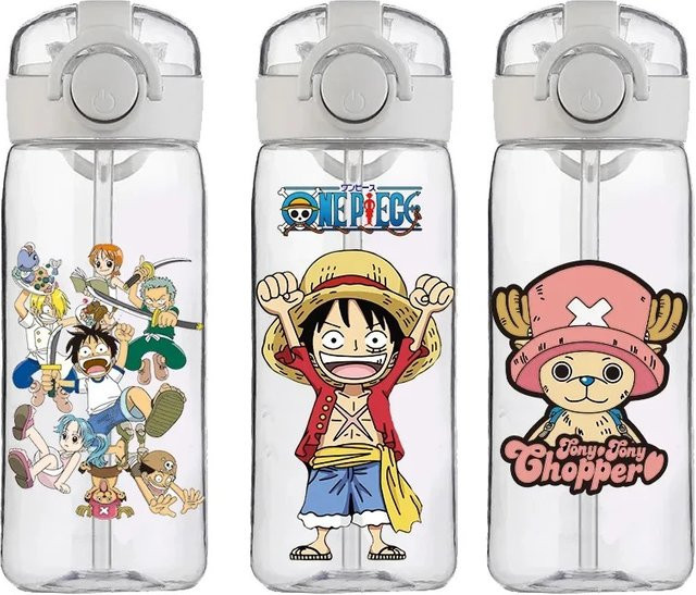 Bandai Luffyzoro Kunststoffbecher, Fruchtmotiv, 400ml - Bild 1