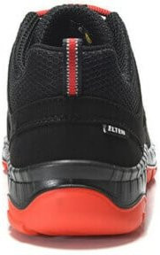 Elten Sicherheitshalbschuh Maddox Low ESD S3 Schwarz-Rot Textil Größe 41 - Bild 3