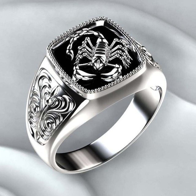 Everoyal Skorpion Ring, 925 Silber, Herren - Bild 1