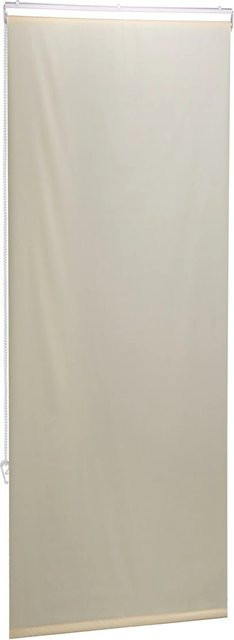 Relaxdays Duschrollo aus Aluminium und Kunststoff in Beige, wasserabweisend und schnelltrocknend, B: 60 cm x L: 240 cm - Bild 1