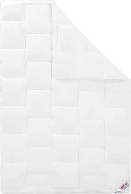 SCHLAF-GUT Steppbett Utah Bettdecke, Farbe: Weiß, B/L: 200 x 220 cm, Material: Baumwolle und Polyester, allergikerfreundlich und ganzjährig nutzbar - Bild 1