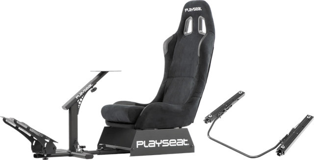 Playseat Evolution Sim Racing Sitz mit Alcantara und Seat Slider in Schwarz - Bild 1