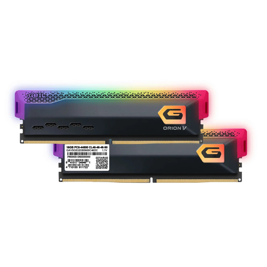 G.E.I.L. DIMM 32 GB DDR5-6000 Dual-Kit Arbeitsspeicher 2x 16 GB Schwarz Multicolour - Bild 1