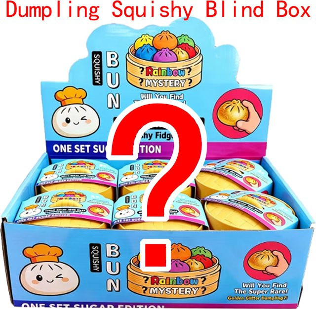 Bandai Blind Box Bunte Simulierte Knödel-Squishies, ab 3 Jahren - Bild 1