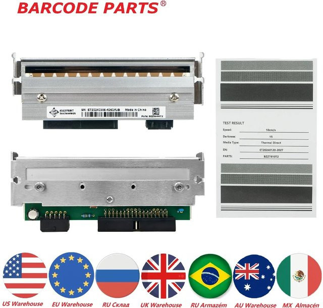 Zebra Thermotransferdruckkopf Kit für ZM400 Barcodedrucker in 203/300/600 DPI (79800M/79802M/79803M) - Bild 1